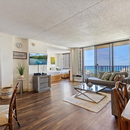 Beautifully Renovated 32Nd Floor Deluxe Ocean View Waikiki Condo Condo ホノルル エクステリア 写真